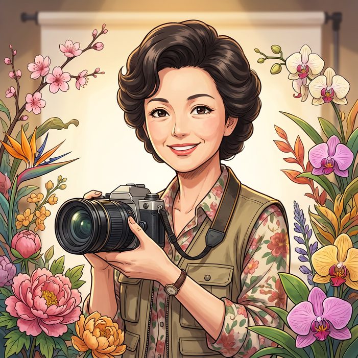 小马拉大车植物摄影师陈晓梅